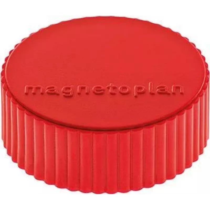 MAGNETOPLAN HOLTZ Discofix imán redondo Magnum, rojo, núcleo de ferrita, 2,0 kg de fuerza de sujeción 1660006