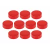 MAGNETOPLAN HOLTZ Discofix imán redondo Magnum, rojo, núcleo de ferrita, 2,0 kg de fuerza de sujeción 1660006