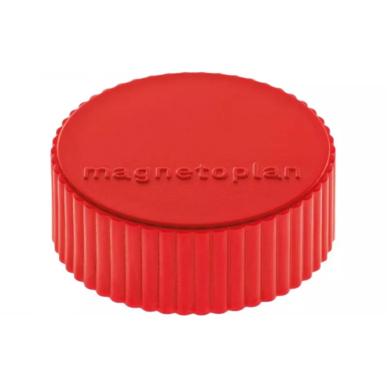 MAGNETOPLAN HOLTZ Discofix imán redondo Magnum, rojo, núcleo de ferrita, 2,0 kg de fuerza de sujeción 1660006