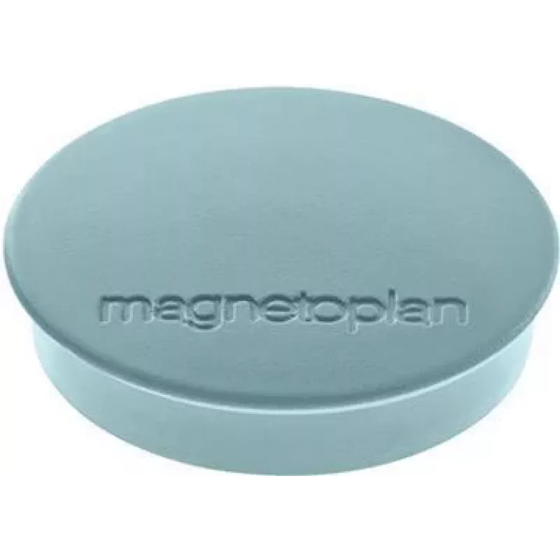 magnetoplan Discofix 1664203 imán redondo Standard, núcleo macizo de ferrita, fuerza de sujeción 0,7 kg, azul