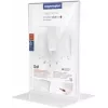 MAGNETOPLAN HOLTZ expositor de mesa de acrílico DIN A3 vertical cristal transparente doble cara 297 x 420 mm (43115)