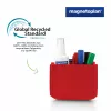 magnetoplan portarrotuladores magnetoTray big 1227706 rojo (1227706)