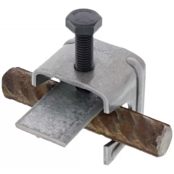 DEHN 308030 conector de conexión para redondo 6-22mm a plano hasta 40mm, acero, galvanizado