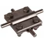 DEHN 319209 conector en cruz con placa intermedia, acero inoxidable V4A