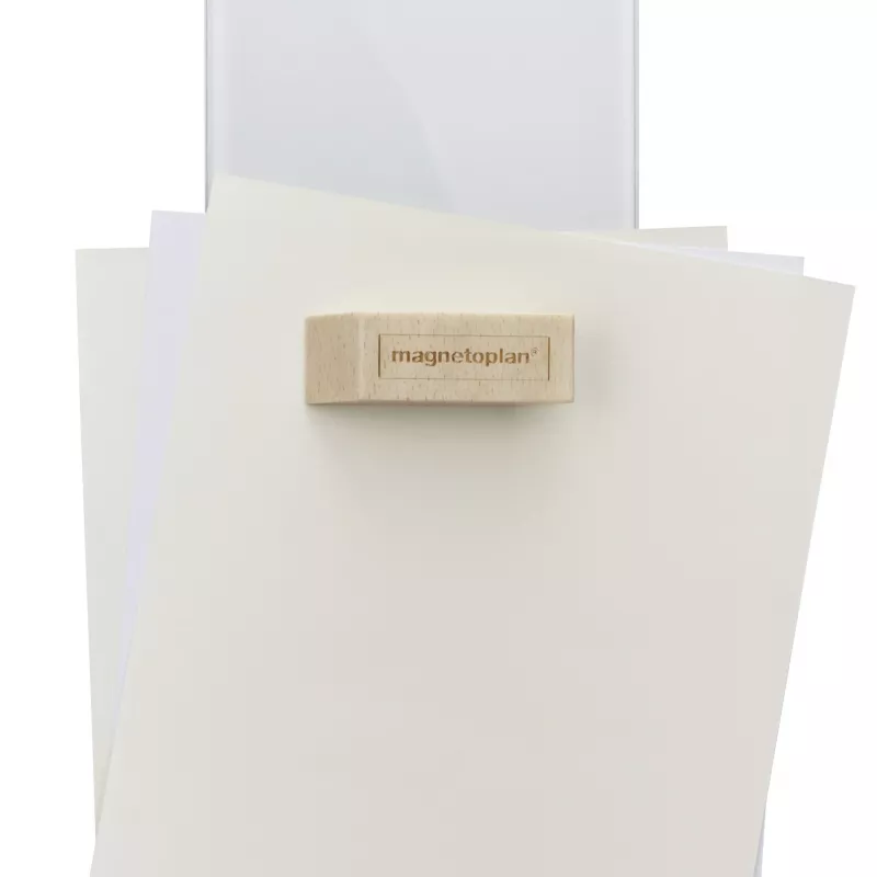 Magnetoplan imanes de diseño de madera rectangulares abedul 60 x 20 x 13 mm, 4 uds. 1665249