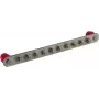 DEHN PAS I 10AP M10 V2A barra de equipotencialidad 435 mm acero inoxidable 472219