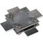 DEHN KS FL30 V4A abrazadera de conductor plano de acero inoxidable 30x4 mm 318233