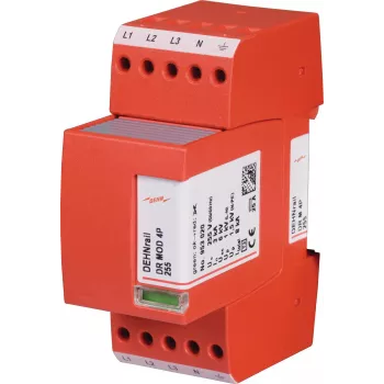 DEHNrail DR M 4P 255 Tipo 2 protector contra sobretensiones 4 polos 255V 953400