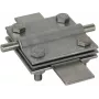 DEHN DEHNcross abrazadera de cruz 319229 acero inoxidable para conductor redondo 7-10 mm