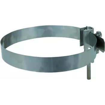 DEHN 540200 abrazadera de tubo de cinta de acero inoxidable con arandelas dentadas para la conexión equipotencial, DN 15-50