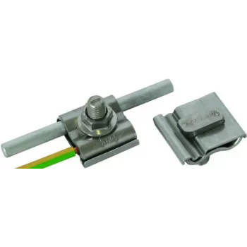 DEHN UEK 8.10 AQ4 50 HKSM10 V2A abrazadera de mástil de acero inoxidable (540260)
