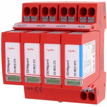 DEHN DG MP TT 275 Type 2 dispositivo de protección contra sobretensiones 3+1 (942310)