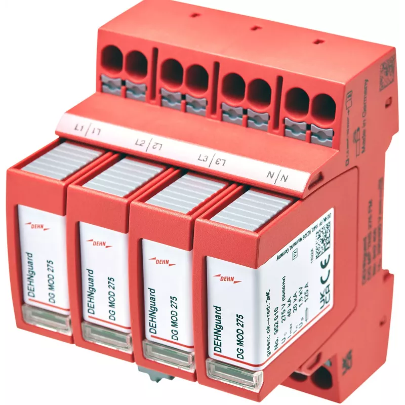 DEHN DG MP TT 275 Type 2 dispositivo de protección contra sobretensiones 3+1 (942310)