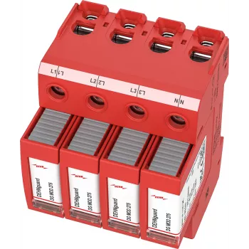 DEHN DG MD TT 275 protector contra sobretensiones Type 2 4 polos con señalización remota 943315