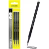 ONLINE magiXX recambio de bolígrafo gel negro 0,7 mm, pack de 3 40161/3