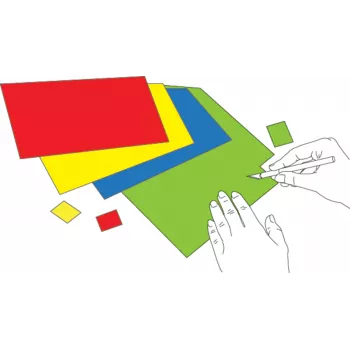 MAGNETOPLAN HOLTZ hoja de papel magnético DIN A4 rojo, recortable, 1 unidad (1266006)