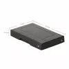 FALKEN PURE fichero A6 horizontal, 310 fichas, negro 22001728000F