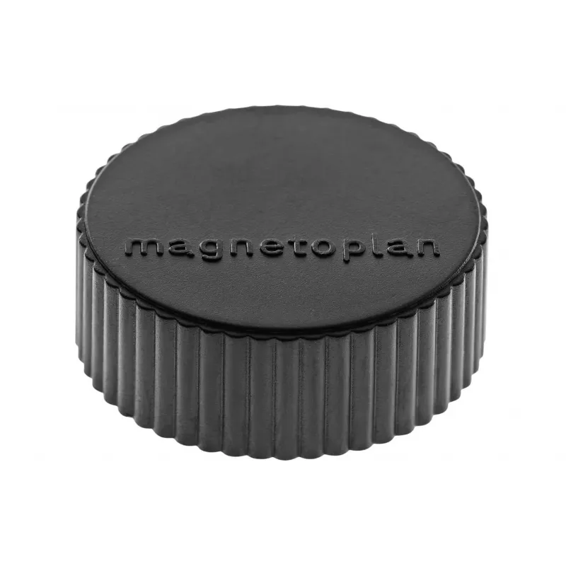 magnetoplan Discofix imán redondo magnum, negro con ferrita de núcleo macizo, fuerza de sujeción aprox. 2,0 kg (1660012)