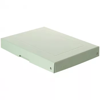 FALKEN PURE caja de almacenamiento 500 hojas verde pastel 24,0 x 32,0 x 4,0 cm, 1 ud. (22001904000F)