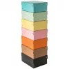 FALKEN PURE Caja de almacenamiento 1250 hojas pastel surtido pack de 5 18x25x10 cm 22001968000F