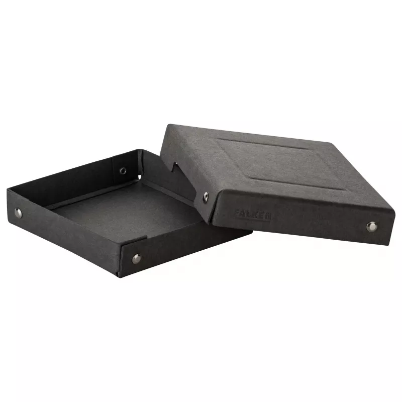 FALKEN PURE Caja de almacenamiento 120x120 mm, 310 hojas, negra 22001736000F