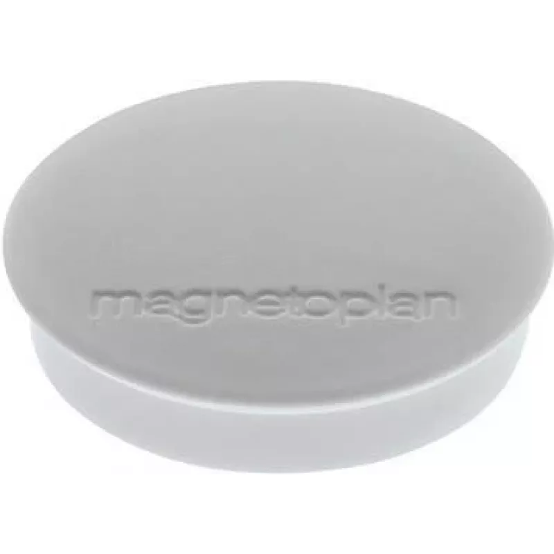 Magnetoplan Discofix Imán redondo estándar gris ferrita maciza 0,7 kg fuerza de sujeción 1664201