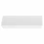 Magnetoplan 1665100 imán rectangular, núcleo macizo de ferrita, fuerza de sujeción aprox. 1,3 kg, blanco