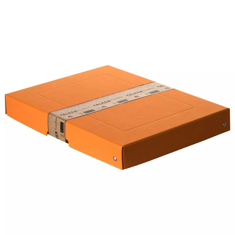 FALKEN PURE caja de almacenamiento 500 hojas naranja pastel 24,0 x 32,0 x 4,0 cm 22001832000F