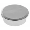 Magnetoplan Discofix forte imán de disco de neodimio 25 x 9 mm, 12 kg de fuerza de sujeción, plata, 10 uds. (16630)