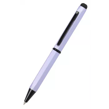 ONLINE Schreibgeräte Hexagon Stylus Ballpoint Pen Purple with Blue Ink and Integrated Stylus 21033/3D