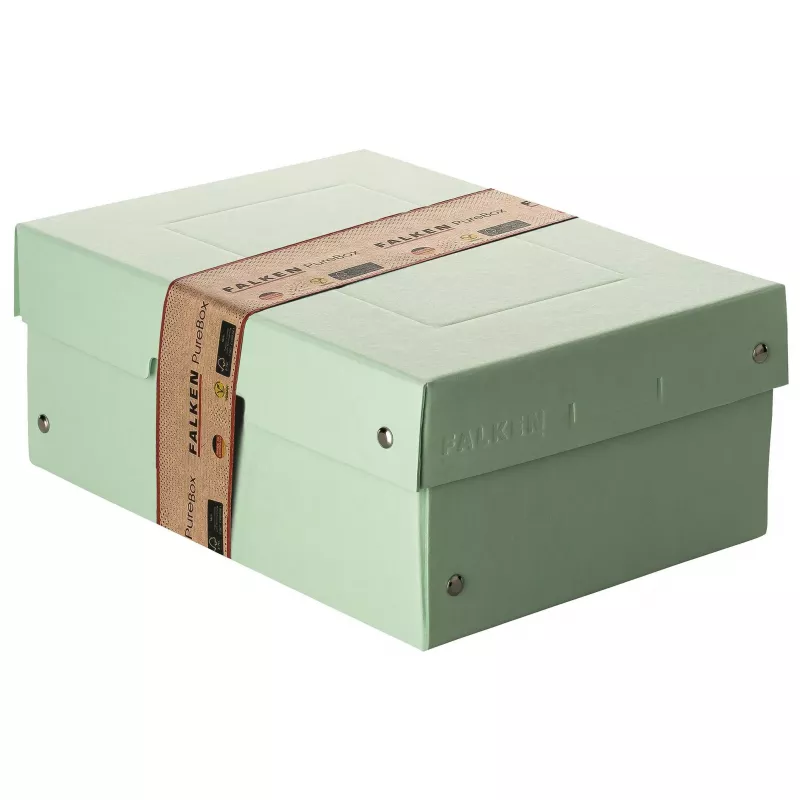 FALKEN PURE caja de almacenamiento 1250 hojas verde pastel 18 x 25 x 10 cm 22001920000F