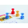 Magnetoplan Sujetamemos magnético, azul, 4 uds., sujeta hasta 9 hojas DIN A4 1666114