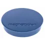 MAGNETOPLAN HOLTZ Discofix Imán redondo estándar, azul oscuro, ferrita de núcleo macizo, 0,7 kg de fuerza de sujeción, 10 uds. (1664214)