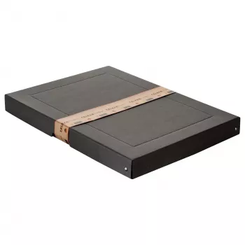 Caja de archivo de documentos FALKEN PURE 500 hojas negra 32,0 x 44,0 x 4,0 cm 22001680000F
