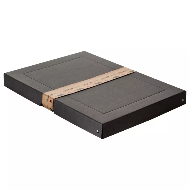 Caja de archivo de documentos FALKEN PURE 500 hojas negra 32,0 x 44,0 x 4,0 cm 22001680000F