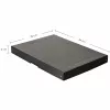 Caja de archivo de documentos FALKEN PURE 500 hojas negra 32,0 x 44,0 x 4,0 cm 22001680000F