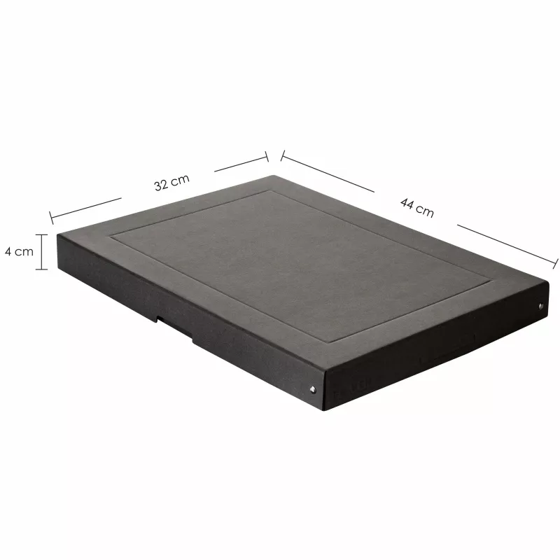 Caja de archivo de documentos FALKEN PURE 500 hojas negra 32,0 x 44,0 x 4,0 cm 22001680000F
