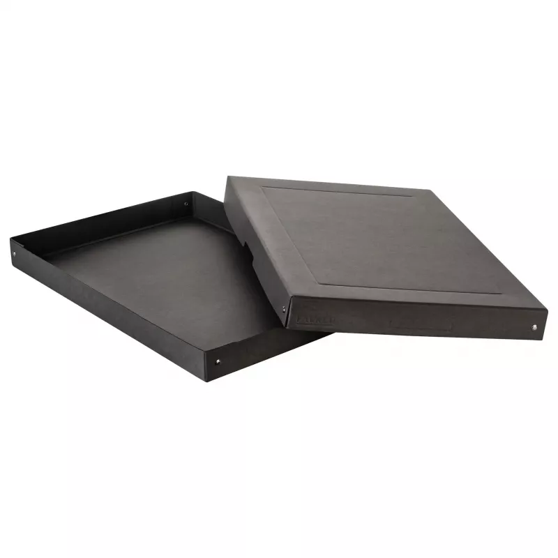 Caja de archivo de documentos FALKEN PURE 500 hojas negra 32,0 x 44,0 x 4,0 cm 22001680000F