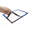 Marco informativo autoadhesivo de doble cara magnetofix MAGNETOPLAN HOLTZ A4 azul 1131903
