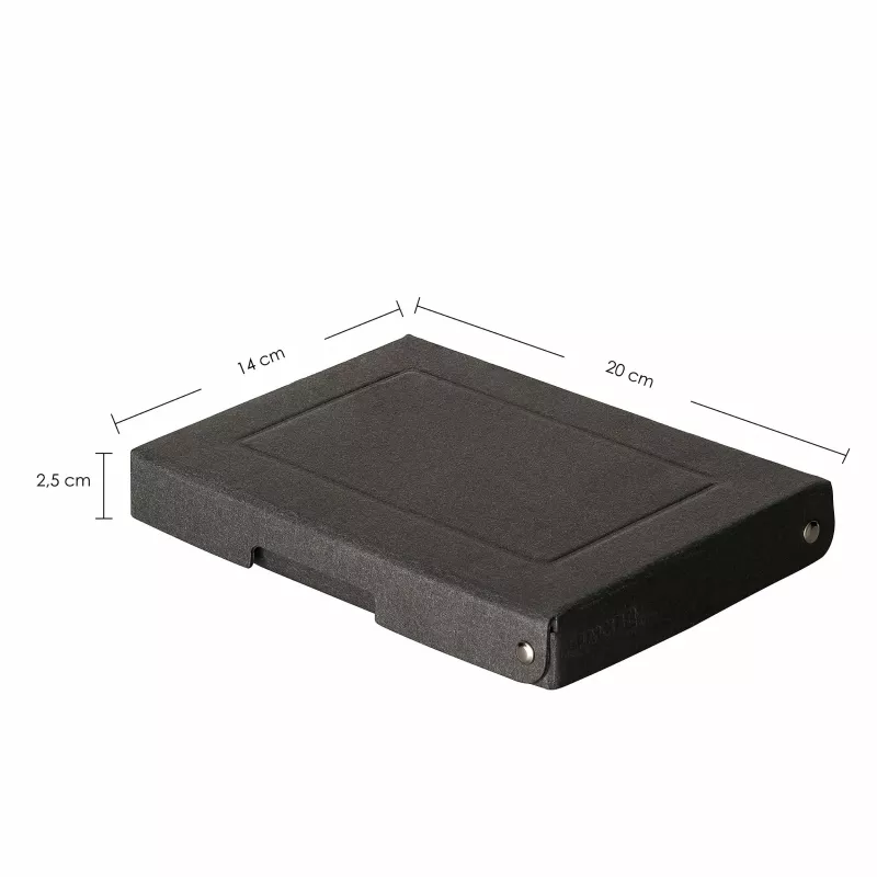 Caja de almacenamiento FALKEN PURE 190x130 mm negra 310 hojas 22001760000F