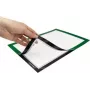 Marco informativo magnetofix MAGNETOPLAN HOLTZ DIN A4, verde, abatible, de doble cara, autoadhesivo 1131905