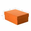 Caja de almacenamiento FALKEN PURE 1250 hojas naranja pastel 18,0 x 25,0 x 10,0 cm, 1 ud. (22001848000F)