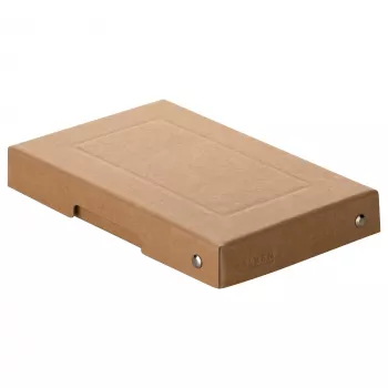 Caja de almacenamiento FALKEN PURE 310 hojas marrón natural 12,0 x 18,5 x 2,5 cm, 1 ud. 22001824000F