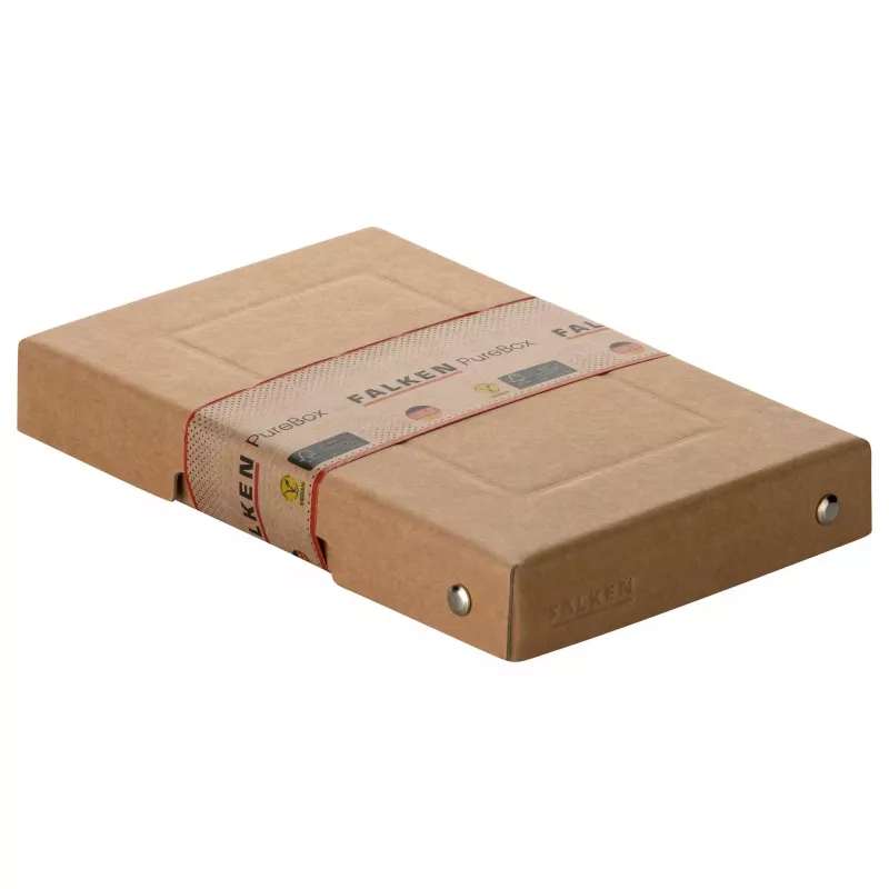 Caja de almacenamiento FALKEN PURE 310 hojas marrón natural 12,0 x 18,5 x 2,5 cm, 1 ud. 22001824000F