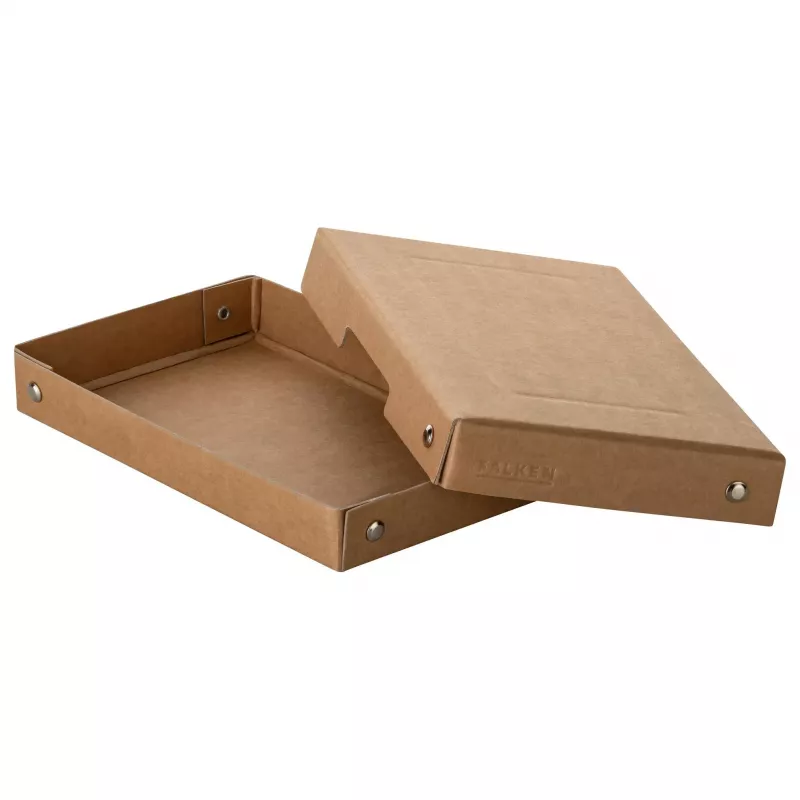 Caja de almacenamiento FALKEN PURE 310 hojas marrón natural 12,0 x 18,5 x 2,5 cm, 1 ud. 22001824000F