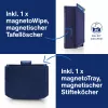 MAGNETOPLAN HOLTZ Whiteboard Essentials Kit azul - borrador y bandeja magnética (1230914)