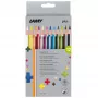 LAMY plus lápices de colores triangulares, estuche de cartón de 12 piezas, forma triangular ergonómica, superficie mate, colores surtidos (1222007)
