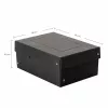 FALKEN PURE caja de almacenamiento 4,5 l negro 18,0 x 25,0 x 10,0 cm, 1 ud. (22001720000F)