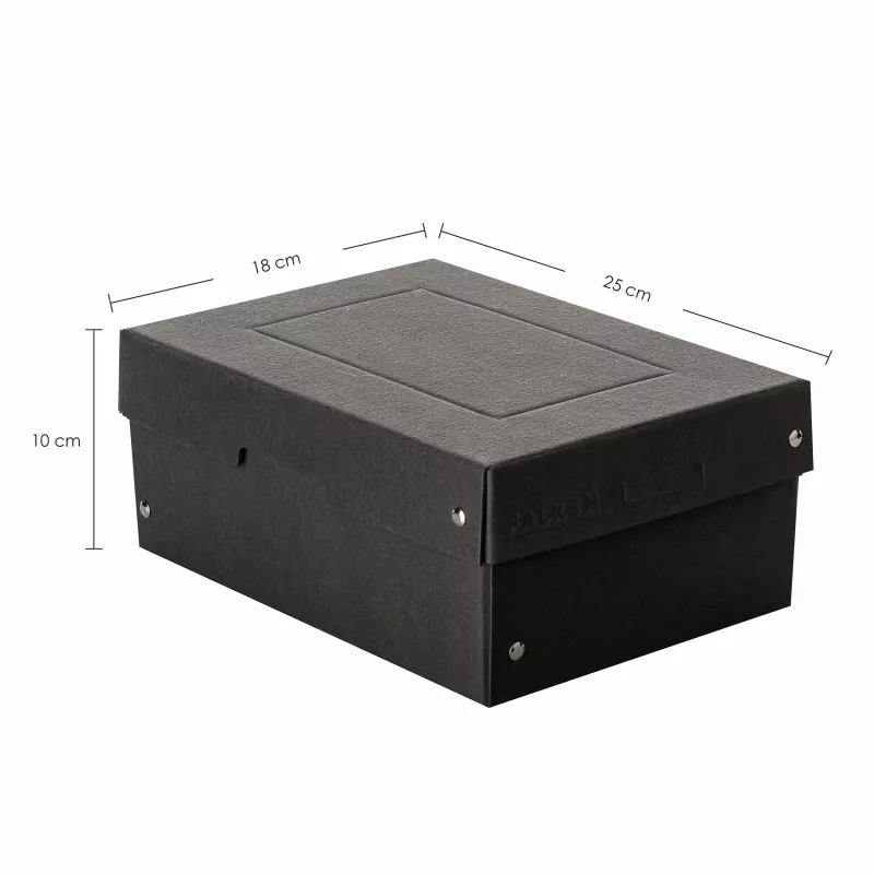 FALKEN PURE caja de almacenamiento 4,5 l negro 18,0 x 25,0 x 10,0 cm, 1 ud. (22001720000F)