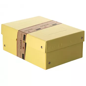 FALKEN PURE caja de almacenamiento 1250 hojas amarillo pastel 18,0 x 25,0 x 10,0 cm, 1 ud. 22001944000F